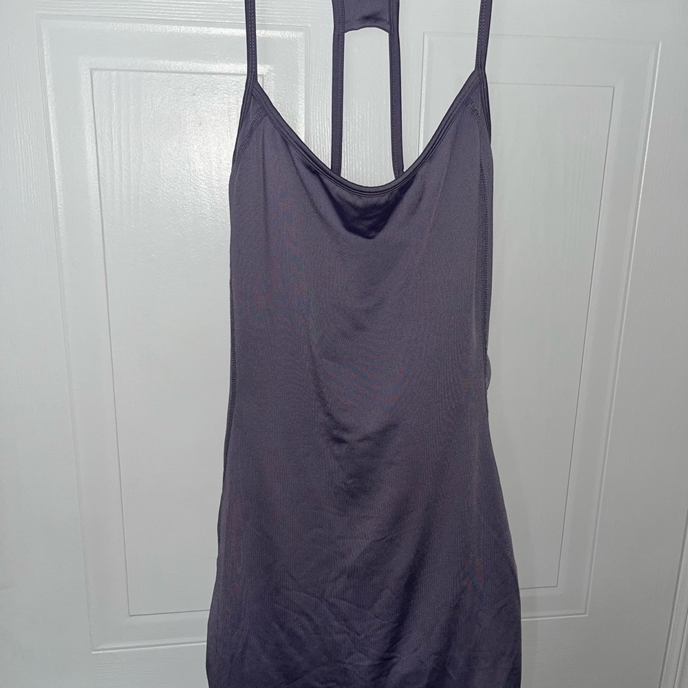 Purple Spaghetti Strap Dress